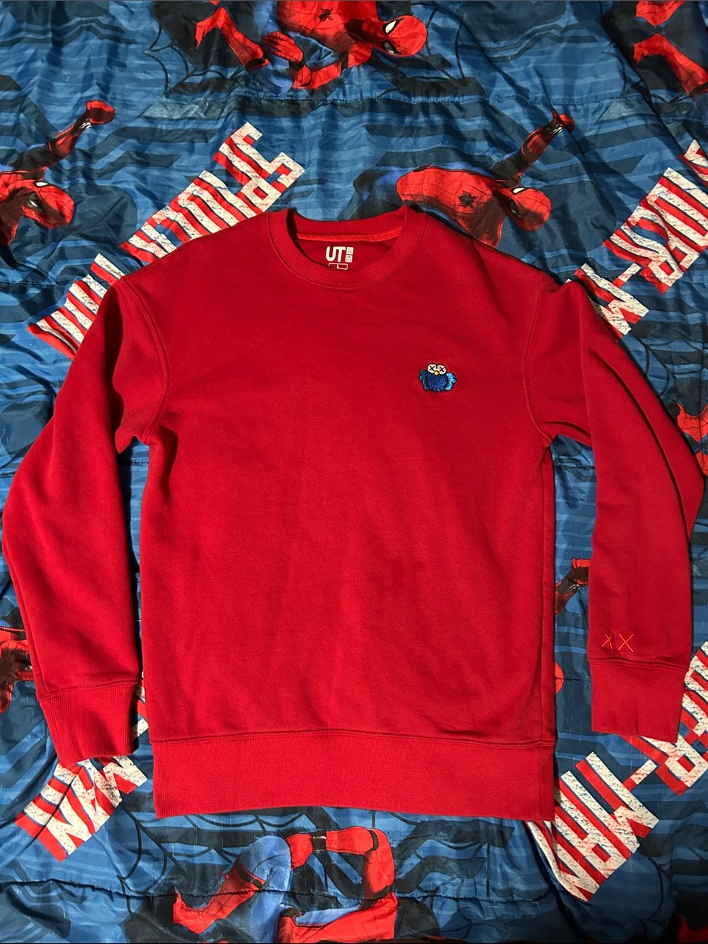 UNIQLO x KAWS x SESAME STREET Embroidered Crewneck Sweater